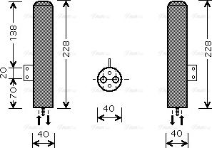 Ava Quality Cooling HYD193 - Essiccatore, Climatizzatore www.autoricambit.com