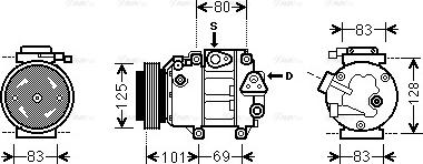 Ava Quality Cooling HY K240 - Compressore, Climatizzatore www.autoricambit.com