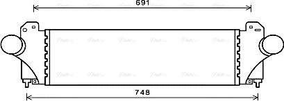 Ava Quality Cooling IV4129 - Intercooler www.autoricambit.com