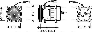 Ava Quality Cooling IVAK093 - Compressore, Climatizzatore www.autoricambit.com