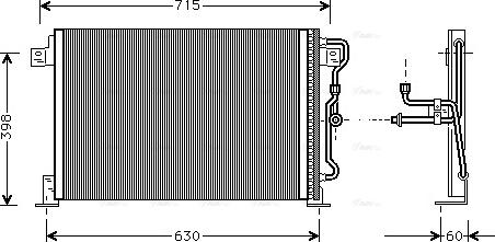 Ava Quality Cooling JE 5019 - Condensatore, Climatizzatore www.autoricambit.com