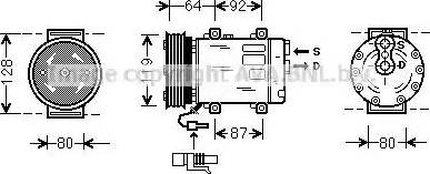 Ava Quality Cooling JE K039 - Compressore, Climatizzatore www.autoricambit.com