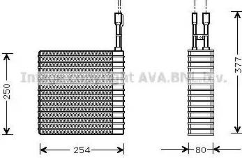 Ava Quality Cooling JE V031 - Evaporatore, Climatizzatore www.autoricambit.com