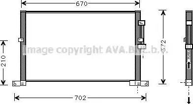 Ava Quality Cooling JR 5032 - Condensatore, Climatizzatore www.autoricambit.com