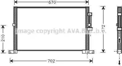 Ava Quality Cooling JRA5032 - Condensatore, Climatizzatore www.autoricambit.com