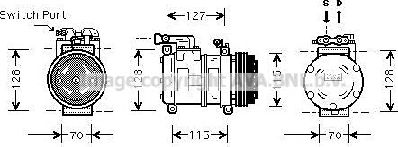 Ava Quality Cooling JRK058 - Compressore, Climatizzatore www.autoricambit.com