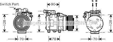 Ava Quality Cooling JR K030 - Compressore, Climatizzatore www.autoricambit.com