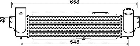 Ava Quality Cooling KA4141 - Intercooler www.autoricambit.com