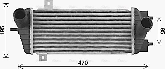 Ava Quality Cooling KA4324 - Intercooler www.autoricambit.com