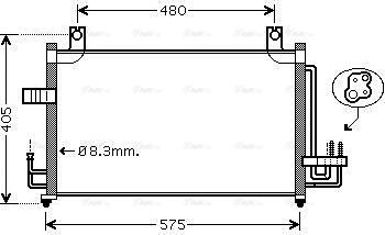 Ava Quality Cooling KA5068D - Condensatore, Climatizzatore www.autoricambit.com