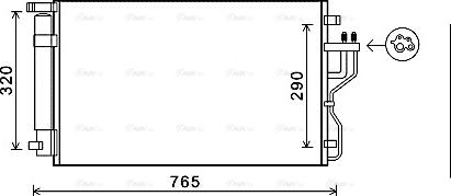 Ava Quality Cooling KA5153D - Condensatore, Climatizzatore www.autoricambit.com