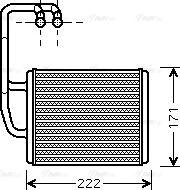 Ava Quality Cooling KA6076 - Scambiatore calore, Riscaldamento abitacolo www.autoricambit.com