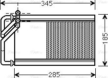 Ava Quality Cooling KA6125 - Scambiatore calore, Riscaldamento abitacolo www.autoricambit.com