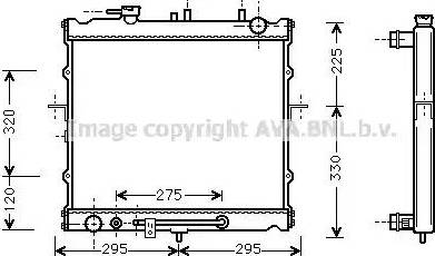 Ava Quality Cooling KA2023 - Radiatore, Raffreddamento motore www.autoricambit.com