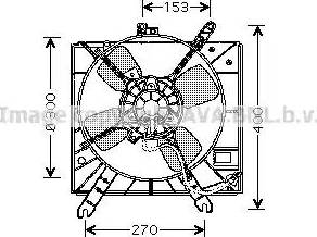 Ava Quality Cooling KA7507 - Ventola, Raffreddamento motore www.autoricambit.com