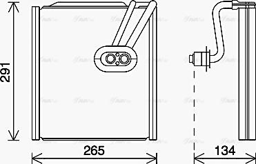 Ava Quality Cooling KAV292 - Evaporatore, Climatizzatore www.autoricambit.com