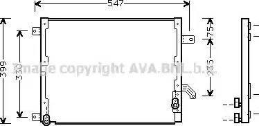 Ava Quality Cooling LC 5068 - Condensatore, Climatizzatore www.autoricambit.com