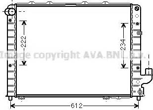 Ava Quality Cooling LC 2059 - Radiatore, Raffreddamento motore www.autoricambit.com