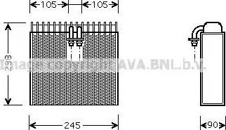 Ava Quality Cooling LC V007 - Evaporatore, Climatizzatore www.autoricambit.com