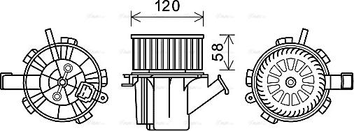 Ava Quality Cooling MC8018 - Ventilatore abitacolo www.autoricambit.com