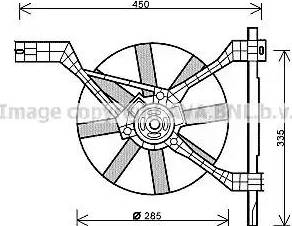 Ava Quality Cooling MC 7502 - Ventola, Raffreddamento motore www.autoricambit.com