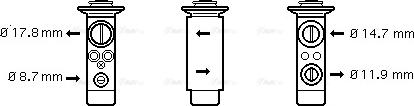 Ava Quality Cooling ME1256 - Valvola ad espansione, Climatizzatore www.autoricambit.com