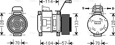 Ava Quality Cooling MEAK190 - Compressore, Climatizzatore www.autoricambit.com