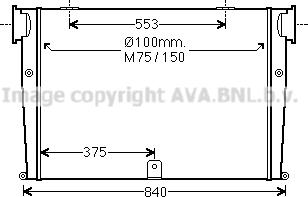 Ava Quality Cooling MN4059 - Intercooler www.autoricambit.com