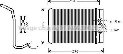 Ava Quality Cooling MS 6314 - Scambiatore calore, Riscaldamento abitacolo www.autoricambit.com