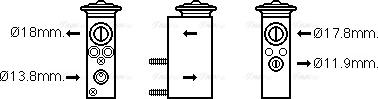 Ava Quality Cooling MS1599 - Valvola ad espansione, Climatizzatore www.autoricambit.com
