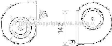 Ava Quality Cooling MS8642 - Elettromotore, Ventilatore abitacolo www.autoricambit.com