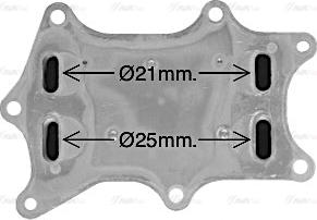 Ava Quality Cooling MS3760 - Radiatore olio, Olio motore www.autoricambit.com