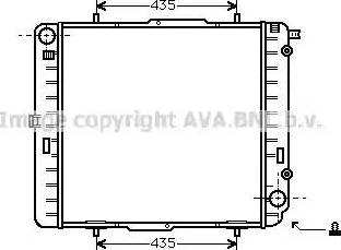 Ava Quality Cooling MS2037 - Radiatore, Raffreddamento motore www.autoricambit.com