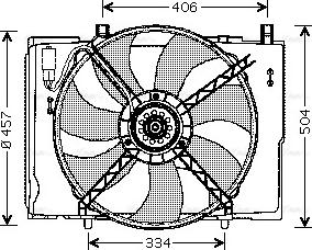 Ava Quality Cooling MS 7504 - Ventola, Raffreddamento motore www.autoricambit.com