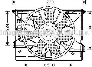 Ava Quality Cooling MS 7508 - Ventola, Raffreddamento motore www.autoricambit.com