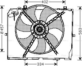 Ava Quality Cooling MS 7503 - Ventola, Raffreddamento motore www.autoricambit.com