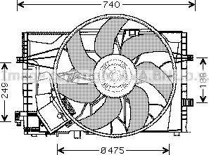 Ava Quality Cooling MS 7507 - Ventola, Raffreddamento motore www.autoricambit.com