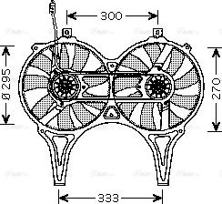 Ava Quality Cooling MS 7514 - Ventola, Raffreddamento motore www.autoricambit.com