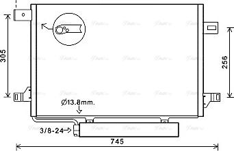 Ava Quality Cooling MSA5572D - Condensatore, Climatizzatore www.autoricambit.com