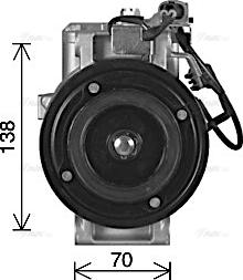 Ava Quality Cooling MSAK759 - Compressore, Climatizzatore www.autoricambit.com