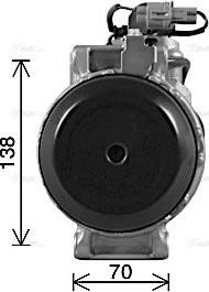 Ava Quality Cooling MSAK738 - Compressore, Climatizzatore www.autoricambit.com