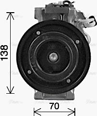 Ava Quality Cooling MSAK772 - Compressore, Climatizzatore www.autoricambit.com