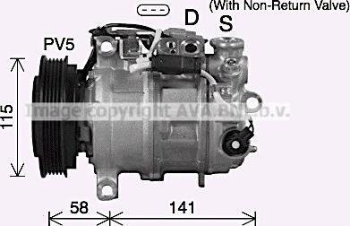 Ava Quality Cooling MSK772 - Compressore, Climatizzatore www.autoricambit.com