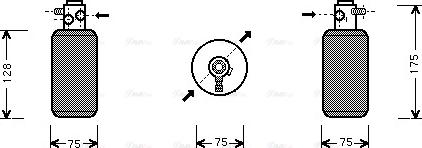 Ava Quality Cooling MS D050 - Essiccatore, Climatizzatore www.autoricambit.com