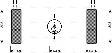 Ava Quality Cooling MS D053 - Essiccatore, Climatizzatore www.autoricambit.com