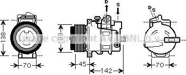 Ava Quality Cooling MS K430 - Compressore, Climatizzatore www.autoricambit.com