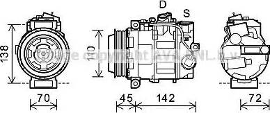 Ava Quality Cooling MSK586 - Compressore, Climatizzatore www.autoricambit.com