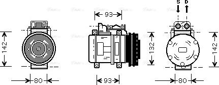 Ava Quality Cooling MS K083 - Compressore, Climatizzatore www.autoricambit.com