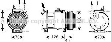 Ava Quality Cooling MS K276 - Compressore, Climatizzatore www.autoricambit.com