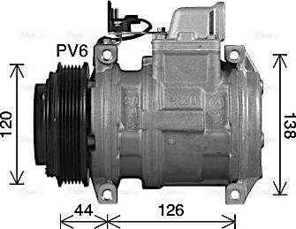 Ava Quality Cooling MSK740 - Compressore, Climatizzatore www.autoricambit.com